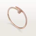 Gold-Plated Open Bangle with Cubic Zirconia | 3.5mm - Image 4
