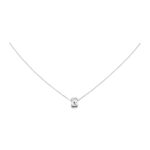 Gold-Plated Quilted Pendant Necklace - Image 4