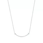 Smile Pendant Necklace · 18K Gold Plated · Small Zirconia Accent - Image 5