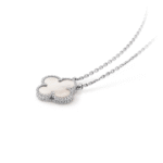 Clover Leaf Necklace,925 Silver, 18k Gold Plated - Image 40