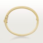 Wide Pavé Bangle Bracelet · 18K Gold Plated · Zirconia Cuff - Image 5