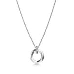 Small Circle Pendant Necklace · 18K Gold Plated · Adjustable Chain - Image 6