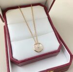 Gold-Plated Natural Stone Circle Necklace | V Gold - Image 6