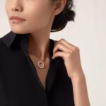 Gold-Plated CZ Circle Pendant Necklace - Image 6