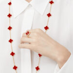 Gold-Plated Floral Motif Ring – 925 Silver - Image 7