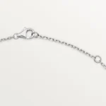 Gold-Plated Interlocking Circle CZ Necklace - Image 7