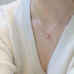 Rose Gold–Plated CZ Floral Motif Pendant Necklace - Image 7