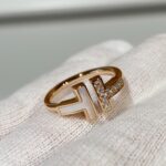 Rose Gold–Plated CZ Open Band Ring – 925 Silver - Image 7