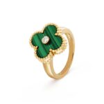 Gold-Plated Floral Motif Ring – 925 Silver - Image 8