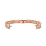 Gold-Plated CZ Beaded Bangle Bracelet - Image 7