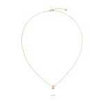 Gold-Plated Quilted Pendant Necklace - Image 8