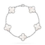 Clover Leaf Bracelet · 925 Silver · 18K Gold Plated - Image 2