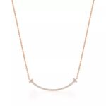 Smile Pendant Necklace · 18K Gold Plated · Small Zirconia Accent - Image 8