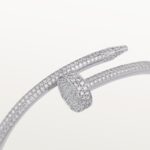 Gold-Plated Open Bangle with Cubic Zirconia | 3.5mm - Image 9