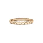 Gold-Plated Quilted Bangle | V Gold - Image 9