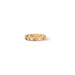 Gold-Plated Quilted Ring | 925 Silver - Image 9