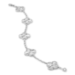 Clover Leaf Bracelet · 925 Silver · 18K Gold Plated - Image 17