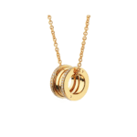 Gold Plated Circle Pendant Necklace