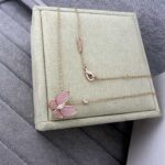Pink Butterfly Pendant Necklace