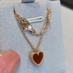 Red Carnelian Heart Necklace