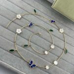 Lucky Garden Butterfly Long Necklace