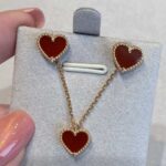 Red Carnelian Heart Necklace - Image 3
